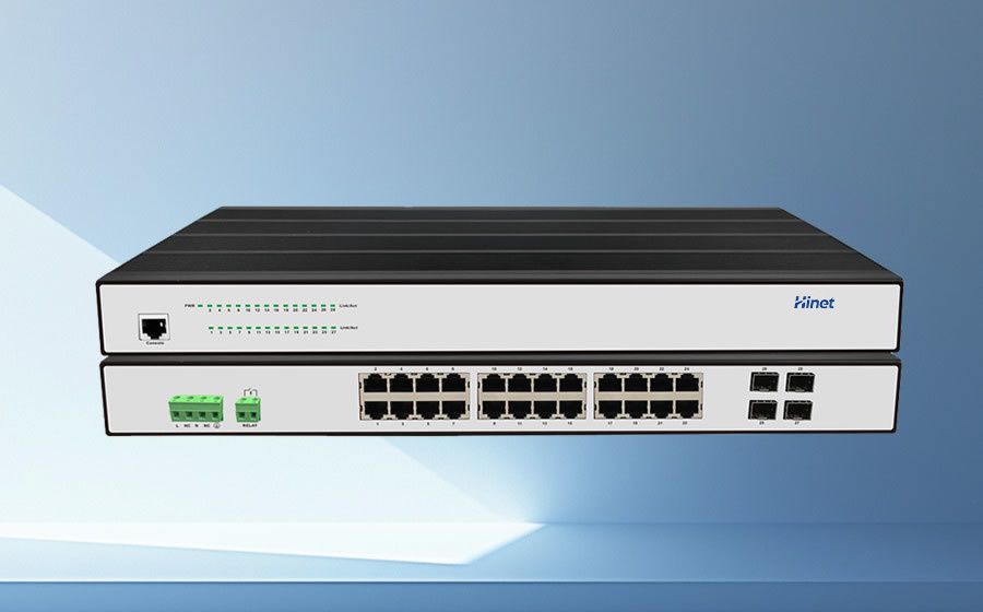 Rack-mounted industrial Ethernet switch