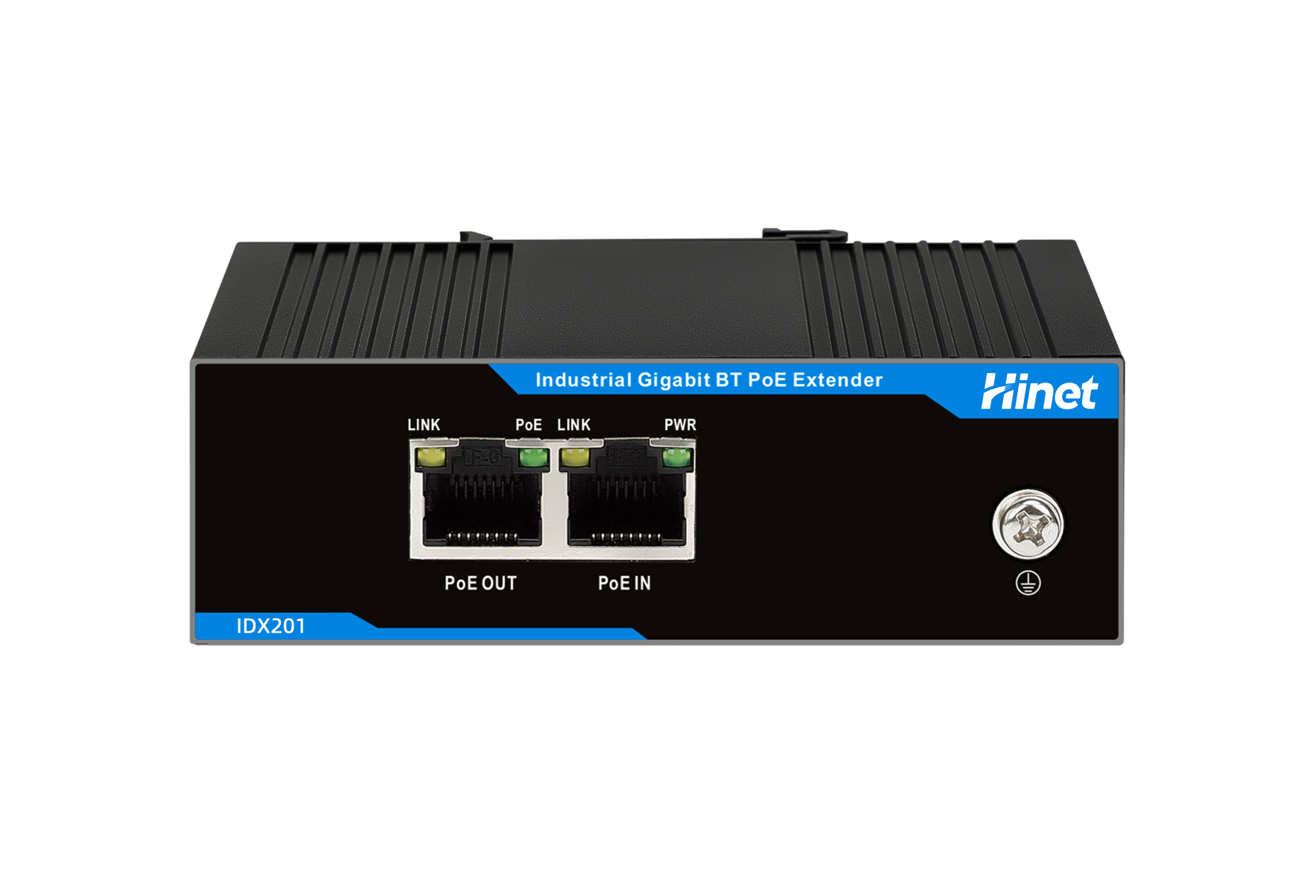 IDX201 Industrial-Grade DIN-Rail One-In-One-Out Extender